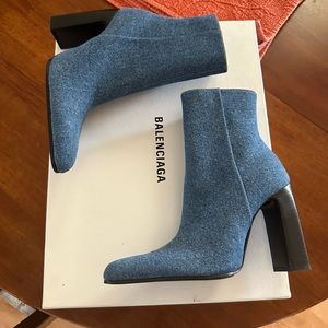 Balenciaga Denim Boot size 36.5